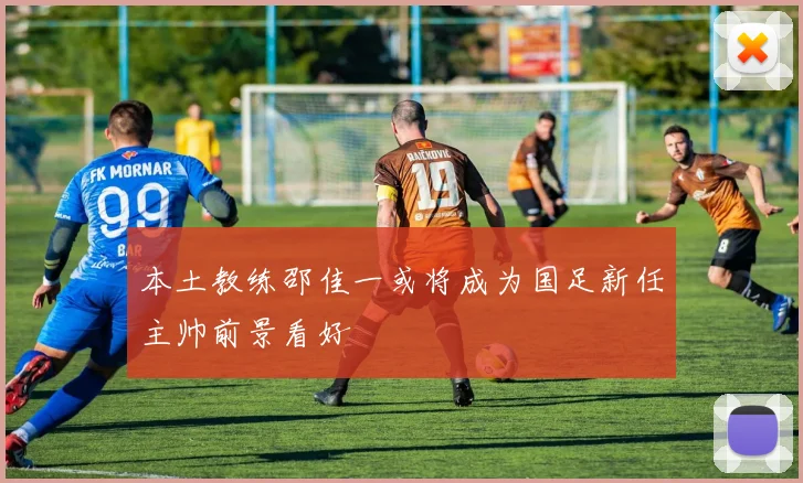 本土教练邵佳一或将成为国足新任主帅前景看好